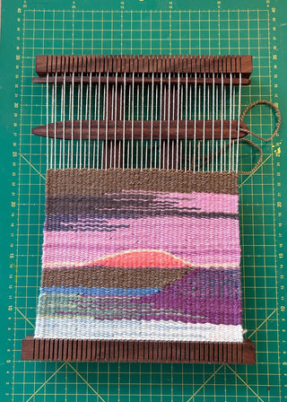 Kit de telar para tapices Everlea de madera de nogal