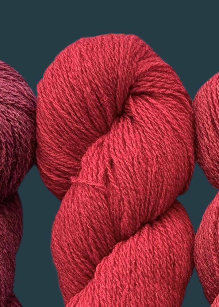 Bio Shetland - Red #4 – Everlea Looms