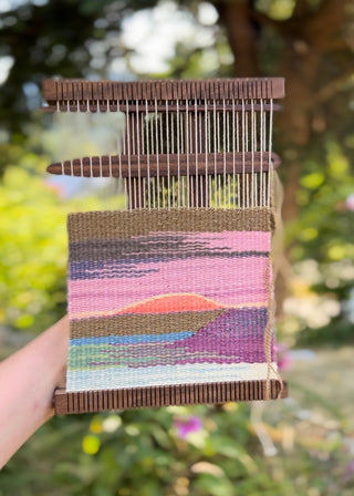 Kit de telar para tapices Everlea de madera de nogal
