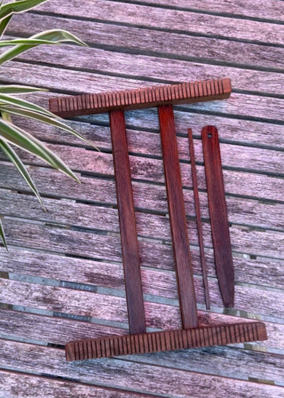 Telar para tapices Everlea - Madera de nogal