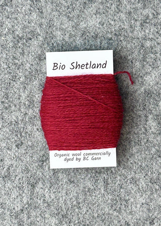 Red #4 - Bio Shetland Single Yarn Bobbin