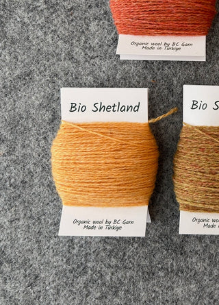 Bio Shetland Single Yarn Bobbins - 26 Colourways