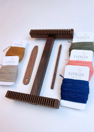 Everlea Mini Loom Kit - Walnut Wood