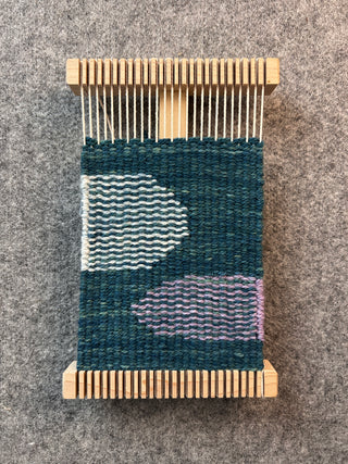 Kit de mini métier à tisser Everlea - Noyer