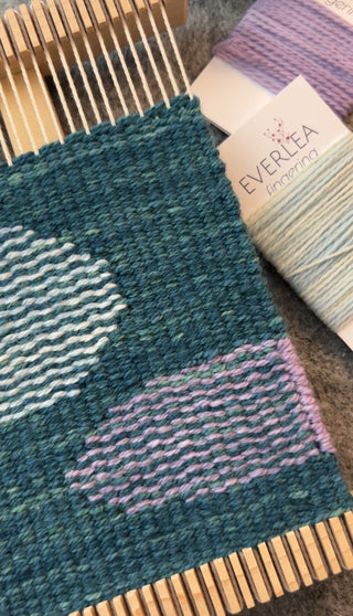 Kit de mini métier à tisser Everlea - Noyer