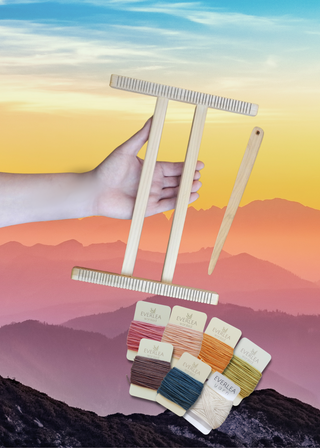 Kit de telar para tapices Everlea de madera de arce